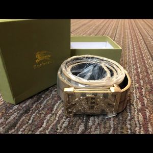 Burberry real belt